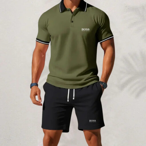 Hugo Boss Set 2025 – Shirt & Shorts for Men – Bild 2