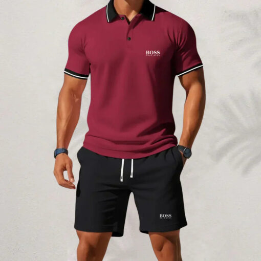 Hugo Boss Set 2025 – Shirt & Shorts for Men – Bild 3