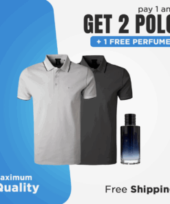 POLO BOSS TSHIRT [PY 1 AND GET 2] + 1 PERFUME
