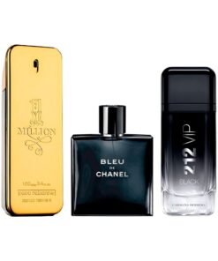 Exklusives 3er Parfum-S​et – 1 Million von Pa­co Ra­banne, Bleu de Cha­nel & 212 VIP Black von Caro­lina Her­rera [100 ml]
